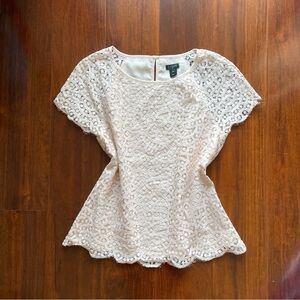 JCrew Lace Top